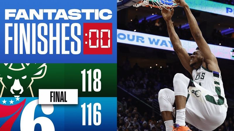 Final 2:38 WILD ENDING Bucks vs 76ers 🍿🍿