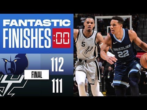 Final 2:42 WILD ENDING Grizzlies vs Spurs 🔥🔥