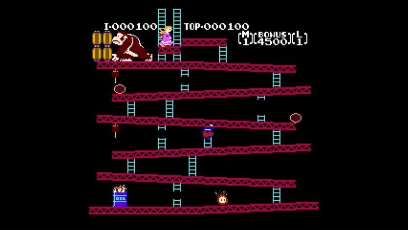 Donkey Kong เล่นไปเรื่อย ได้ 2 รอบ