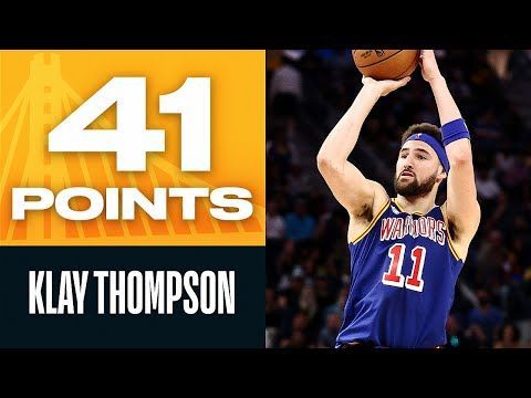 Klay Goes Off For Season-High 41 PTS On The Road!