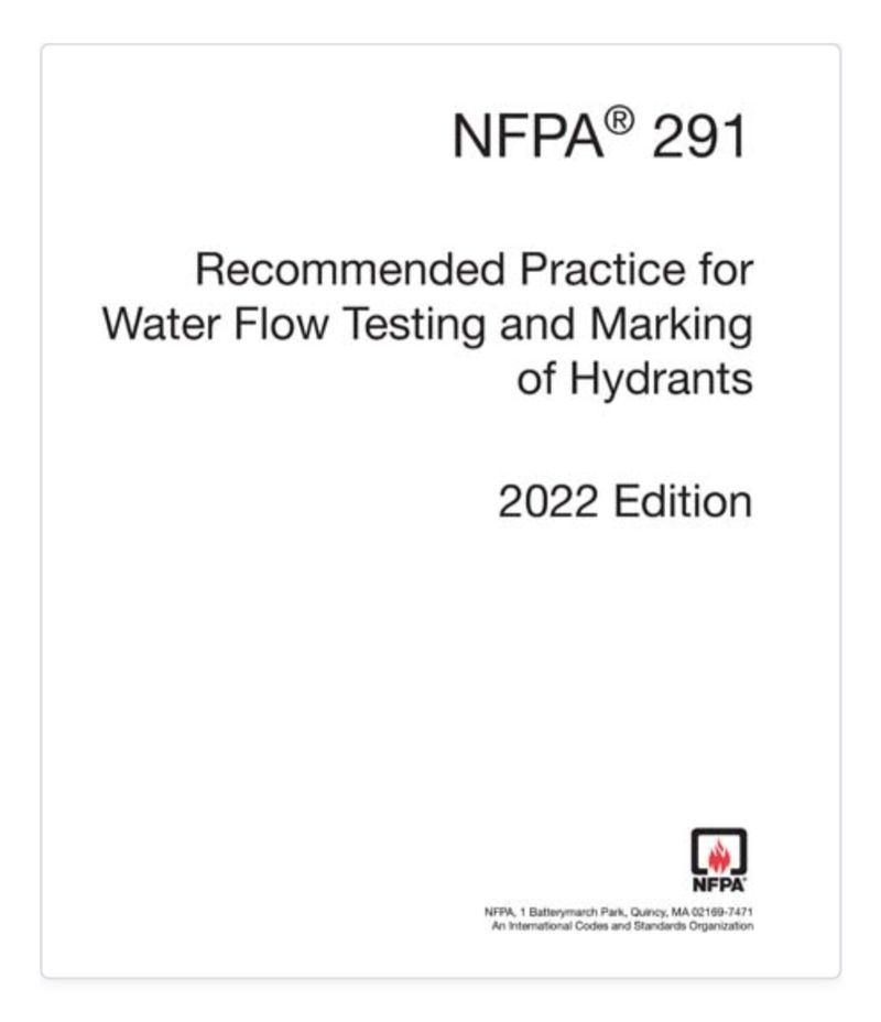 [GT MECHANICS]NFPA 291... Practice for Water Flow Testing and Marking of