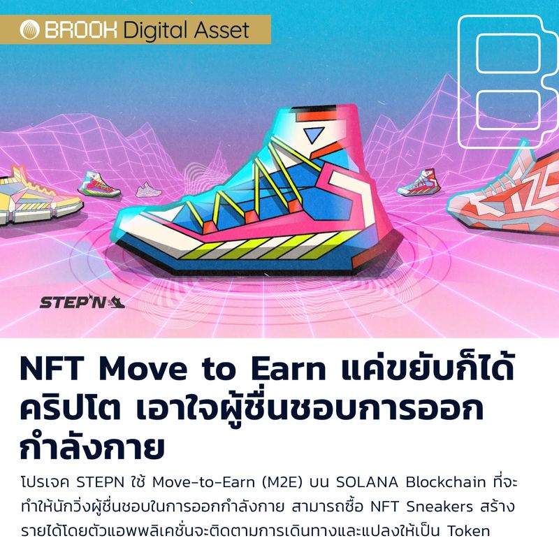 [Brook Digital Asset] 🏃‍♀️ 🏃‍♂️🏃 NFT Move to Earn แค่ขยับก็ได้คริปโตเอา ...