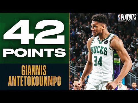 Giannis Goes Off In Game 3 With 42 PTS, 12 REB & 8 AST 🔥
