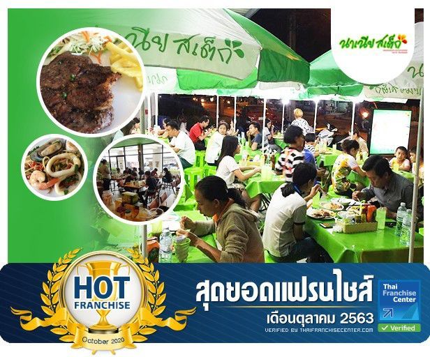 เจาะตลาด! “นาเนียสเต็ก” ทำไมถึงขายดี คนอยากลงทุน เพียบ! | นาเนียสเต็ก, สเต็ก, แฟรนไชส์สเต็ก, ซื้อแฟรนไชส์, แฟรนไชส์สเต็ก | สุดยอดแฟรนไชส์ เดือนตุลาคม 2563