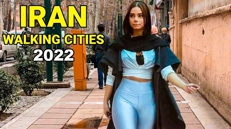 IRAN - Walking Iran Cities 2022 Tehran Walking Street ایران