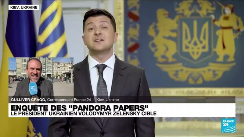 “Pandora papers”: le président ukrainien Volodymyr Zelensky ciblé • FRANCE 24