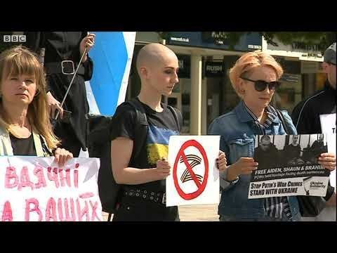 Protest held calling for Aiden Aslin’s release from Russian forces