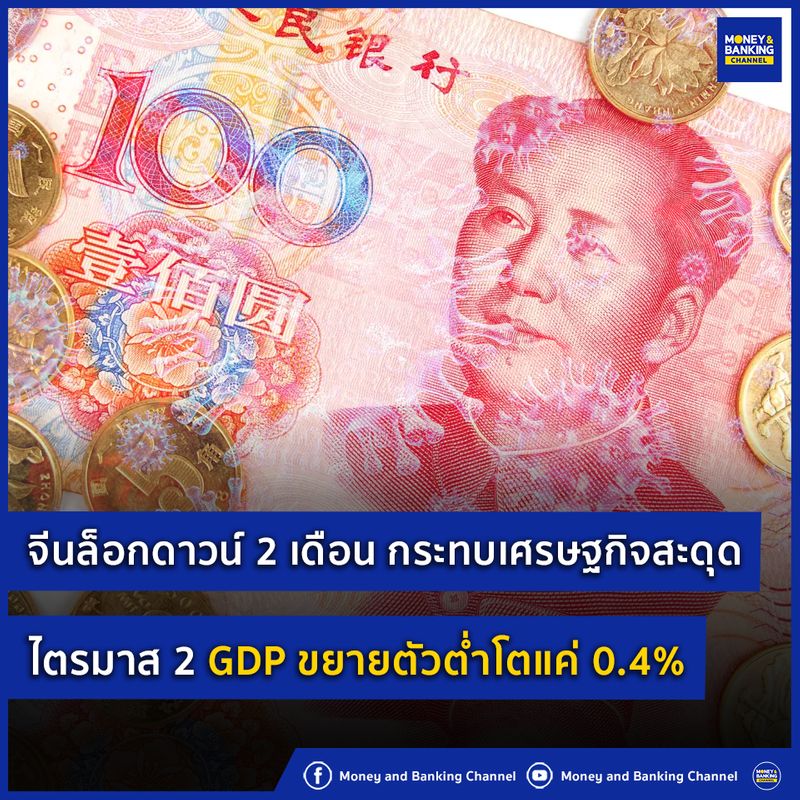 [Money and Banking Channel] จีนล็อกดาวน์ 2 เดือน กระทบเศรษฐกิจสะดุด