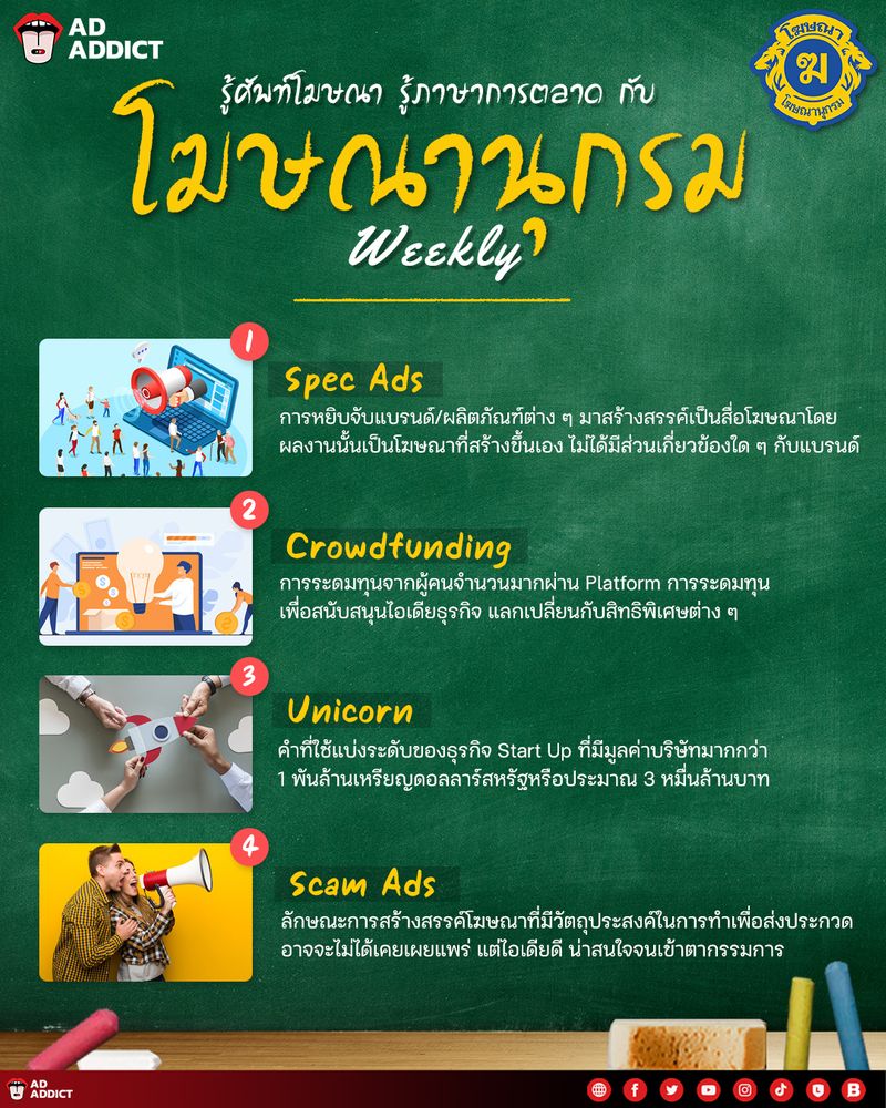 Ad Addict] ชวนไปรู้ ศัพท์ (โฆษณา) รู้ภาษา (การตลาด) กับ #โฆษณานุกรมWeekly  ที่จะทำให้คุณเข้าใจความหมายของคำศัพท์ต่าง ๆ  เพื่อให้คุณไปคุยกับใครก็รู้เรื่อง ! (1.) Spec Ads