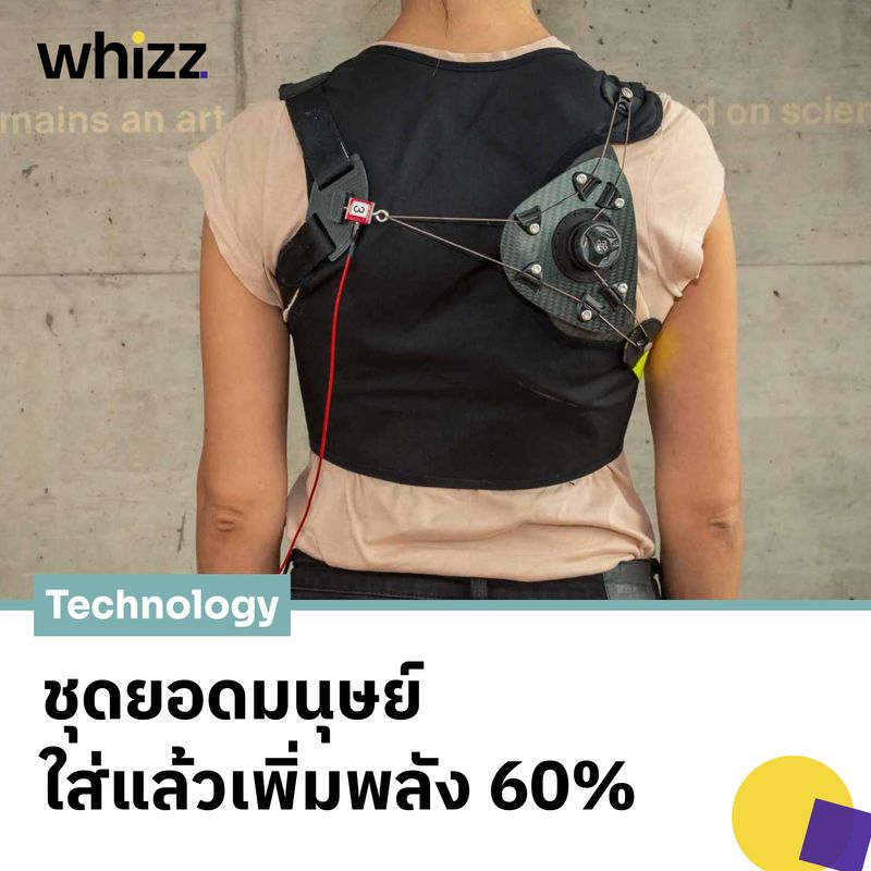 [Whizz Content] ชุดยอดมนุษย์ ใส่แล้วมีแรงมากถึง 60% ชุดยอดมนุษย์ หรือ ...