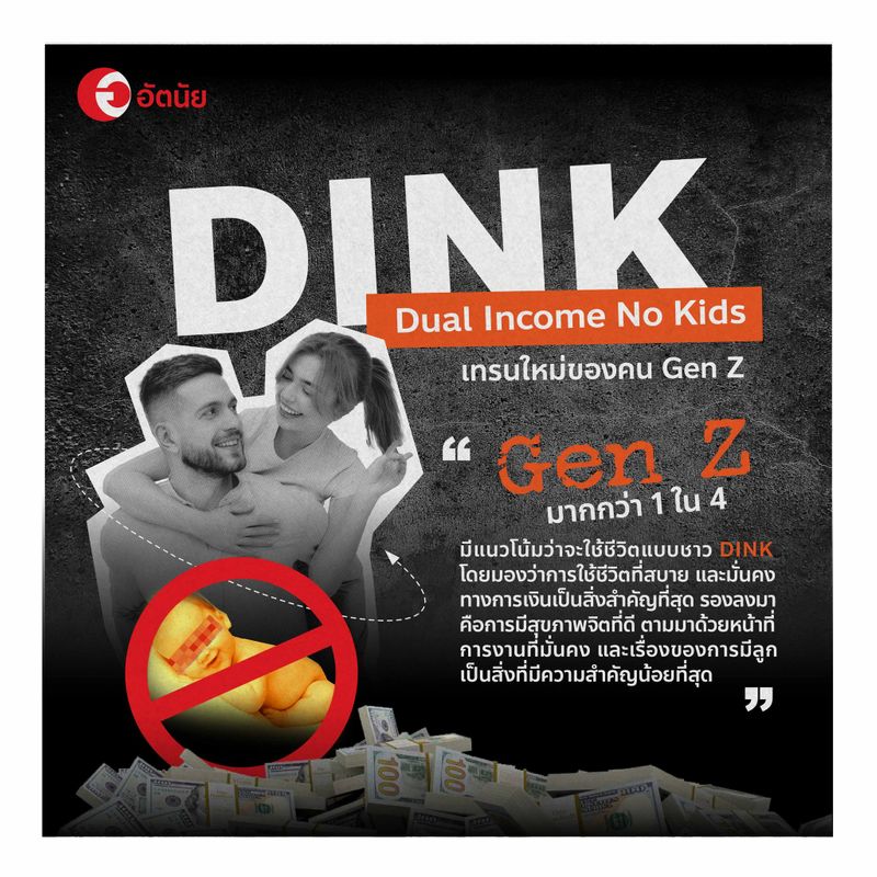 [อัตนัย] DINK แนวคิดคนรุ่นใหม่ รักกันไปแบบไม่ต้องมีลูก . DINK (Dual ...