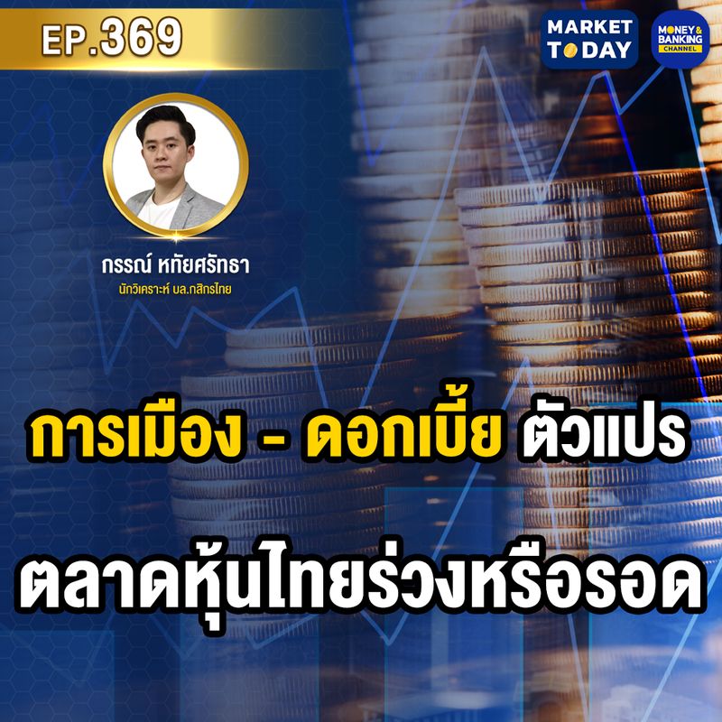 [Money and Banking Channel] Market Today EP.369 การเมือง ดอกเบี้ย