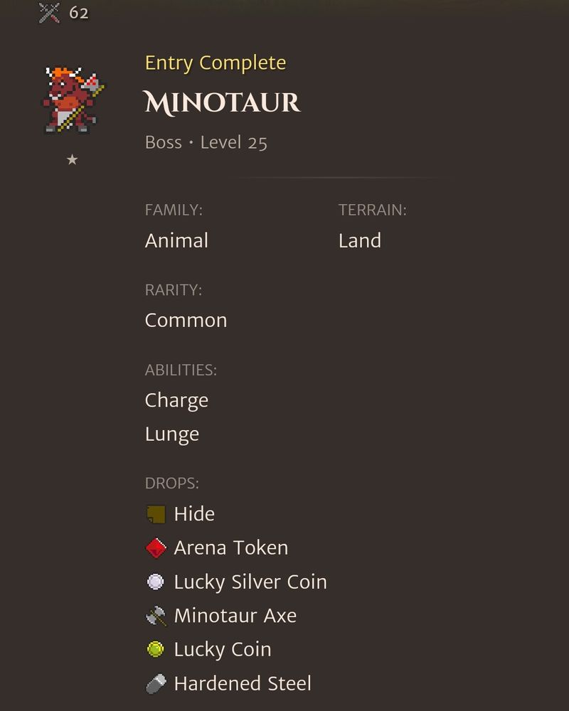 [Orna game TH บทความ] Boss Codexวันนี้เสนอตอน Minotaur ระดับ1ดาว ระดับ ...