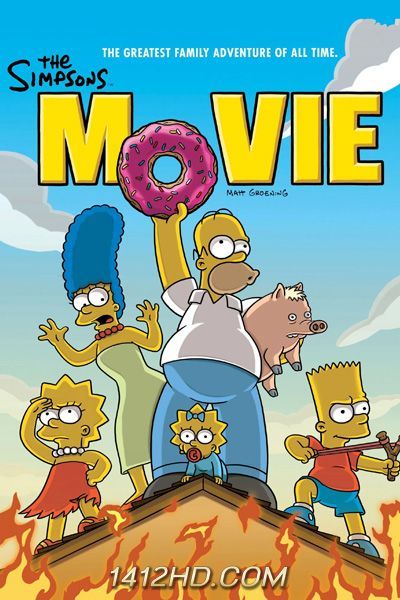 อดิเมชั่น The Simpsons Movie เดอะซิมป์สันส์ มูฟวี่ (2007) - 1412HD