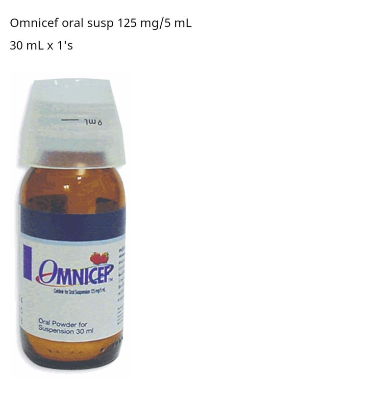 Omnicef 125 mg