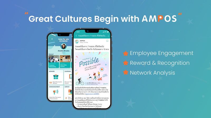AMPOS สร้างแพลตฟอร์มเพื่อวัฒนธรรมองค์กรยุคใหม่ เพื่อการทำงานแบบไฮบริดบน AWS เพื่อขับเคลื่อนการฝึกอบรมและความพึงพอใจของพนักงาน [Guest Post]