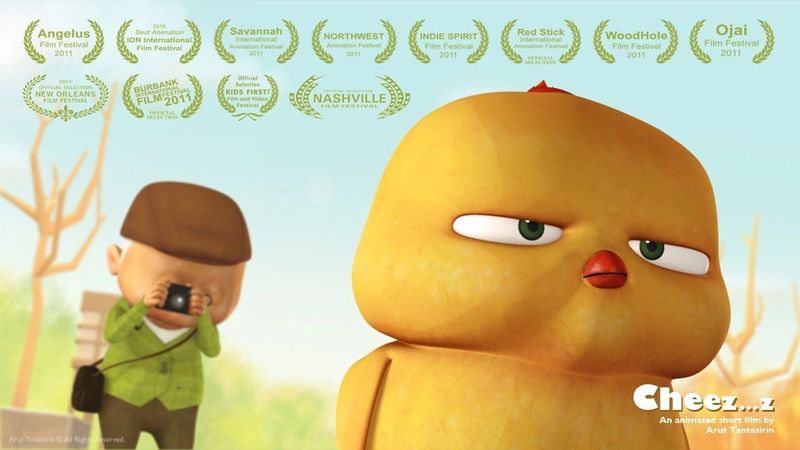 Warbie & Yama in “Cheez...z” Animated Short by Arut Tantasirin