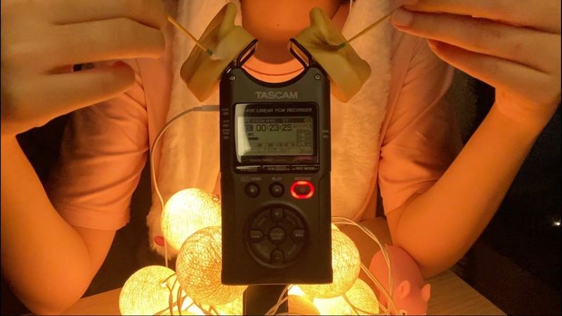 ASMR Ear Cleaning 💤 เด็กฝึกหัดแคะหู ( มือใหม่ ) EP016