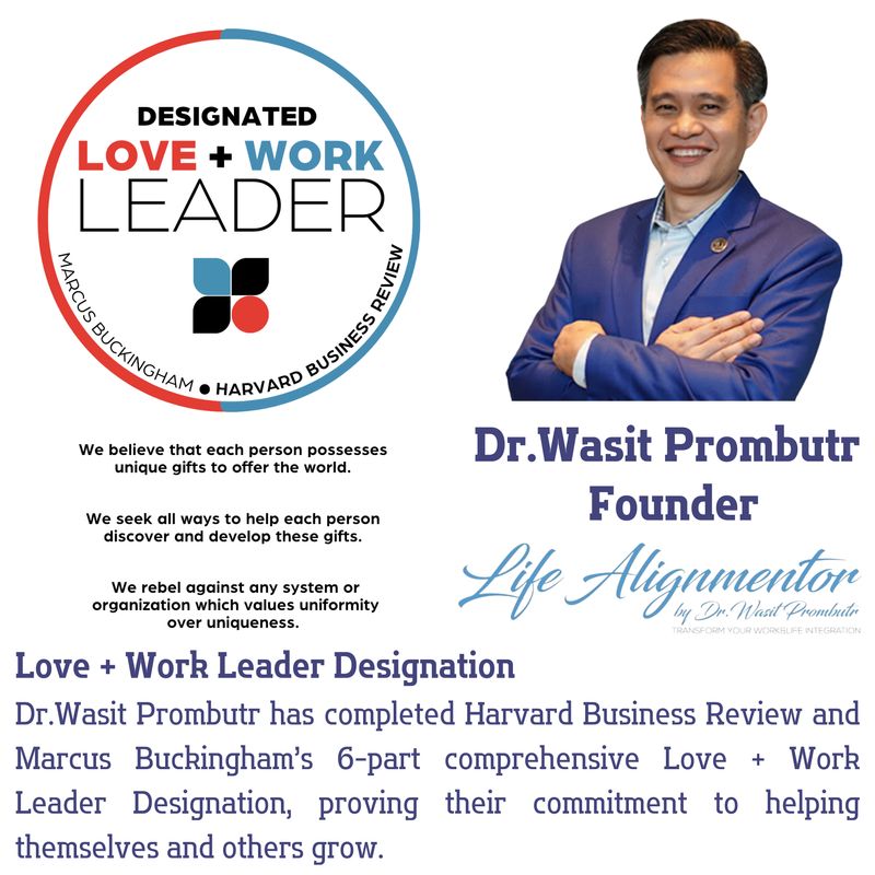 [กลั่นหามาเล่า] Love + Work Leader Designation Dr.Wasit Prombutr has ...