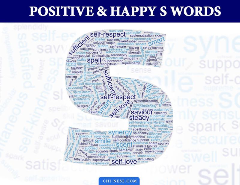 350 Positive Words That Start With S - Cool S Words (Sorted By Letter Count)