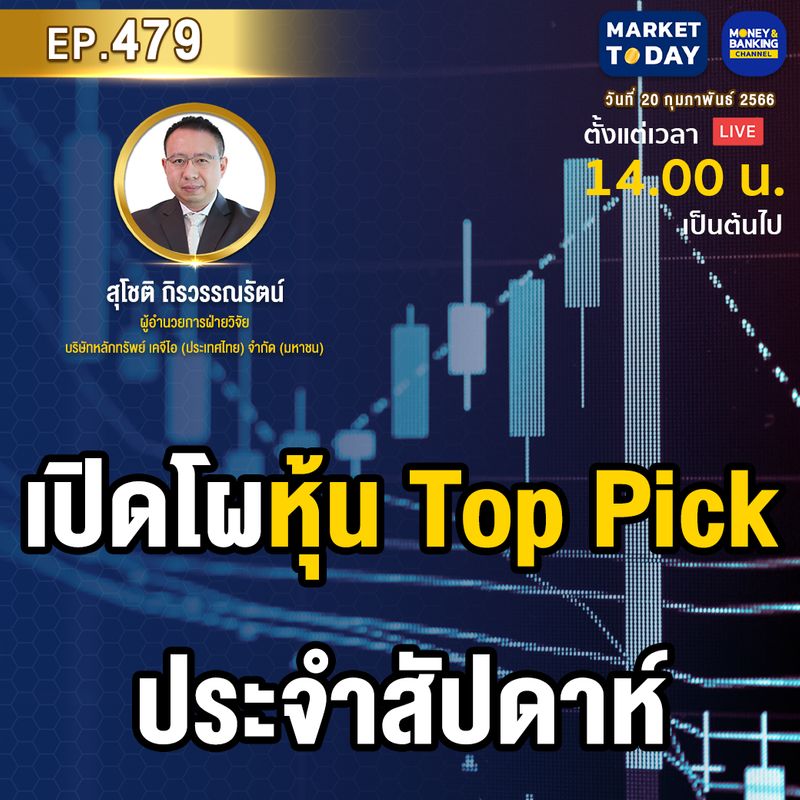 [Money and Banking Channel] Market Today EP.479 | เปิดโผหุ้น Top Pick ...