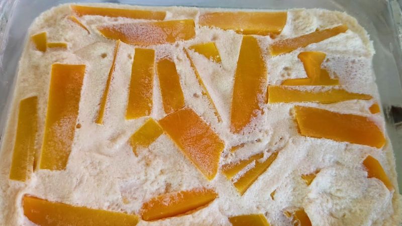 สังขยาฟักทอง โฮมเมด สูตรนี้ ใช้ไข่ไก่อย่างเดียวเนื้อนุ่มไม่แข็ง (Pumpkin Custard) thai custard