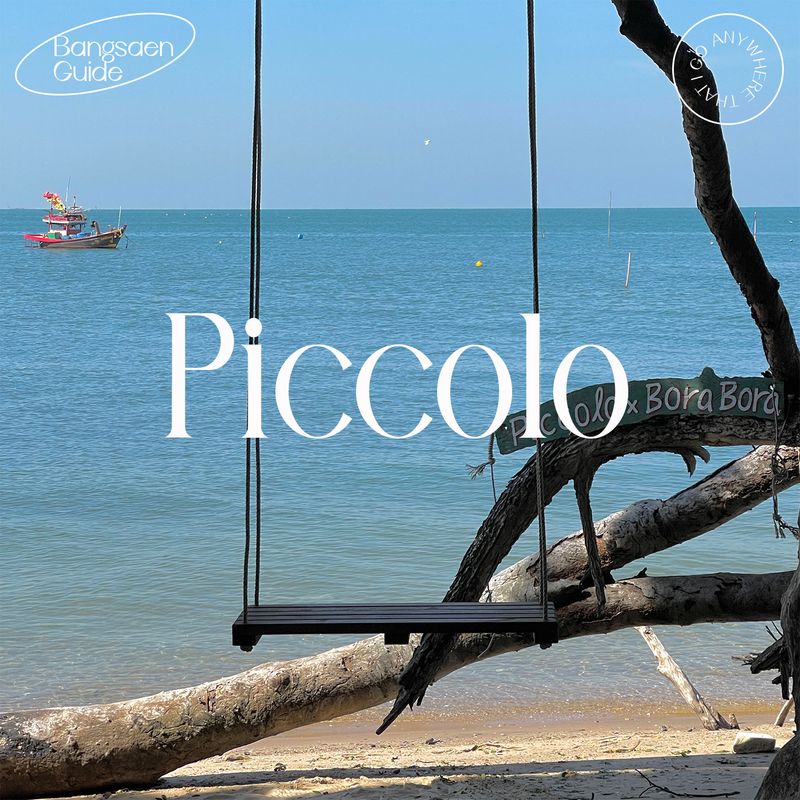 [Anywhere that i go ] Piccolo 🌴 ร้านกาแฟริมทะเลเปิดใหม่ที่บางแสน