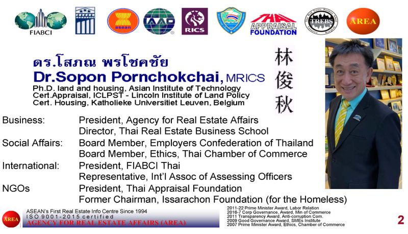 [Dr. Sopon Pornchokchai] Thailand, Heaven for Cross-border Real Estate ...