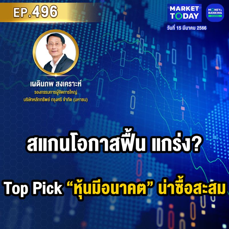 [Money and Banking Channel] Market Today EP.496 | สแกนโอกาสฟื้น แกร่ง ...