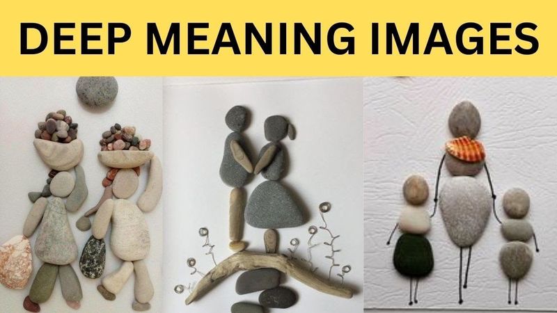 Deep Meaning images | Rock Sculptures 2023 | Stone Painting ideas 2023 | latest pebble art