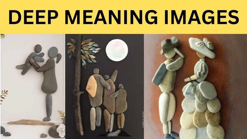 latest pebble Art | Deep Meaning images | Rock Sculptures 2023 | Stone Painting ideas 2023