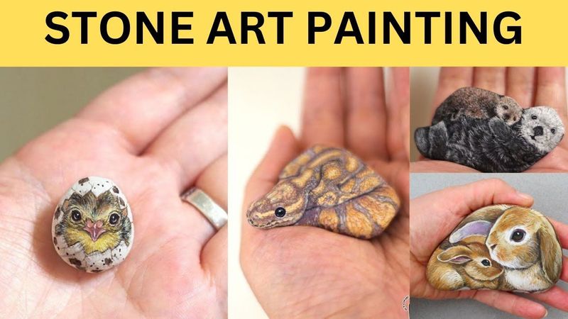 Stone Painting ideas 2023 | Rock Sculptures 2023 | latest pebble Art | Deep Meaning Images