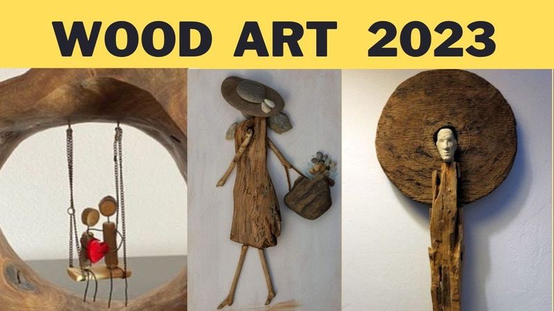 Amazing Wood Art Ideas 2023 - Wooden Decoration Ideas -DIY Wood Crafts Hand Made - wood carving