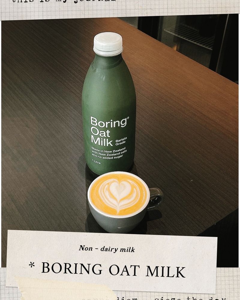 [thoeythoey] Boring Oat Milk นมโอ้ตสัญชาตินิวซีแลนด์ ไม่มีน้ำตาล นม ...