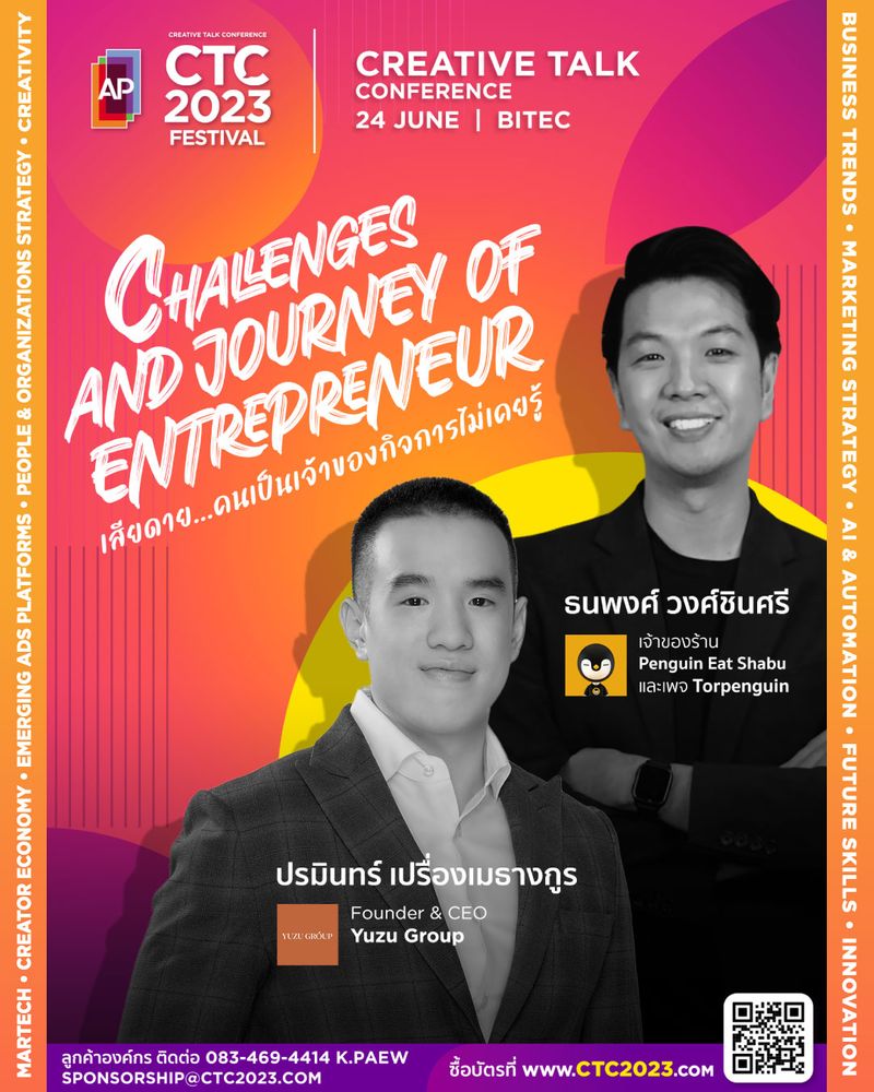 [CREATIVE TALK] Challenges and Journey of Entrepreneur คุณคิดว่าการจะ ...