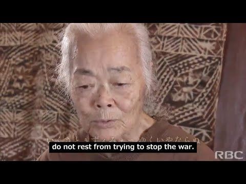 Setsuko Yamazato (85) witnesses the JGSDF deployment on Ishigaki Island.
