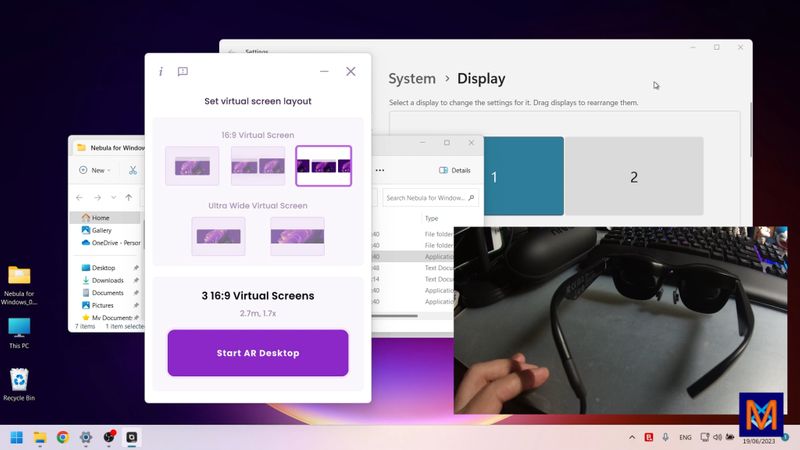Maidev Xr] Nreal Xreal วิธีใช้ Nebula For Windows สำหรับท่านที่ใช้ Nreal /  Xreal เพื่อใช้งานกับ Windows Pc แบบจำลองหน้าจอได้หลายหน้าจอ สามารถใช้  Nebula For Windows ได้ ซึ่งทำงานได้ดีทีเดียวแม้ว่ายังเป็น Beta ซึ่