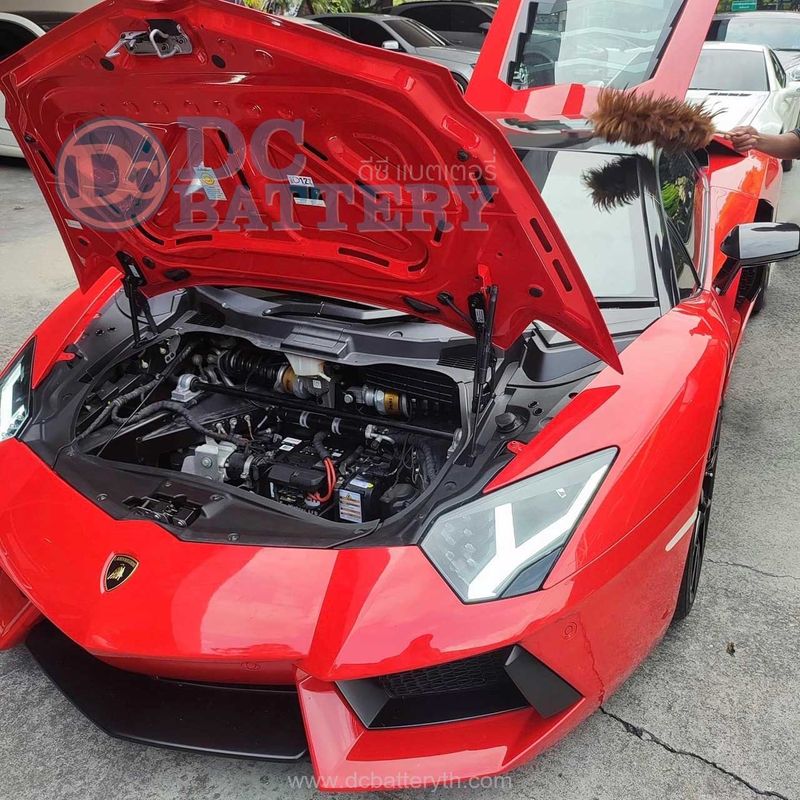 [DC BATTERY แบตเตอรี่รถยนต์ติดตั้งถึงที่] Aventador ลัมโบ