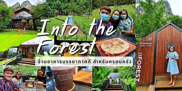 ร้านอาหารบรรยากาศดี สำหรับครอบครัว ที่ร้าน Into the forest จังหวัดกระบี่ 🌳