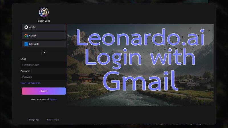 วิธีเข้าใช้งาน Leonardo.ai ด้วย Gmail