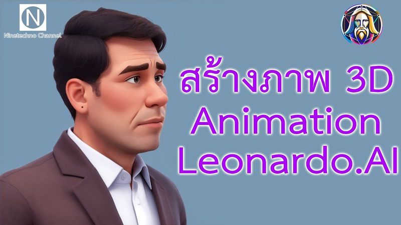 สร้างภาพ 3D Animation Style ด้วย Leonardo AI