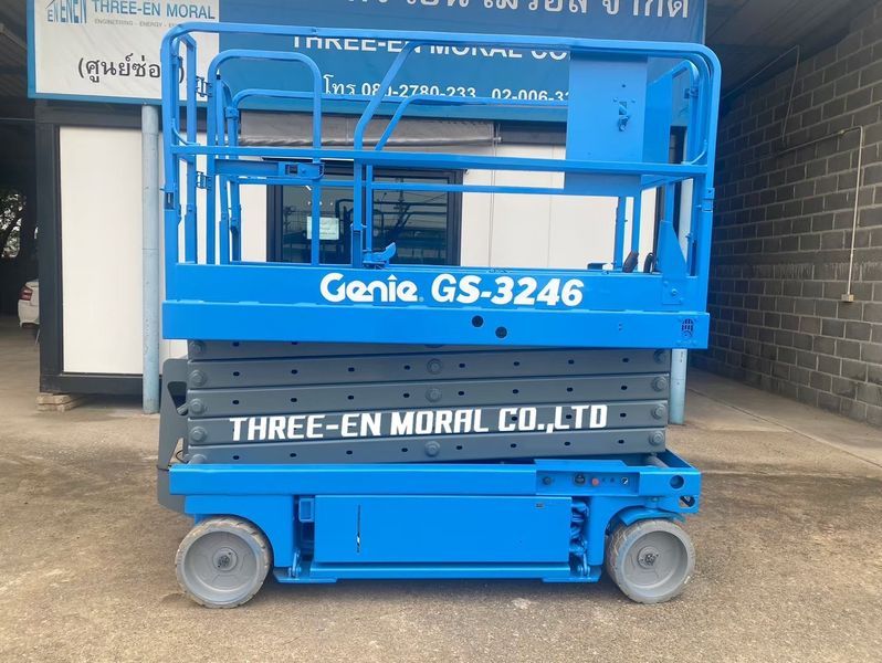 [THREE-EN MORAL CO.,LTD] ขาย! รถกระเช้า Scissor Lift Genie GS-3246 👉 ...