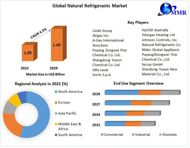 Natural Refrigerants Market: Global Industry Analysis and Forecast (2023-2029)