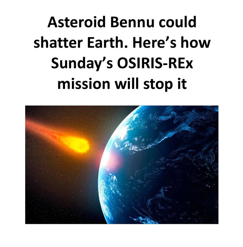 [Wichai Purisa ] Asteroid could shatter Earth. Here’s how Sunday’s ...