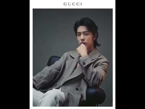 เซียวจ้านในแคมเปญใหม่ของ Gucci รองเท้าโลฟเฟอร์ Horsebit 1953