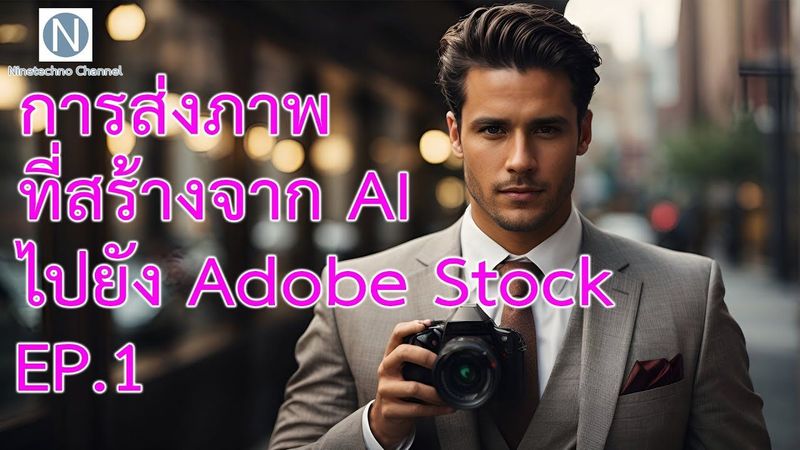 การส่งภาพที่สร้างจาก AI ไปยัง Adobe Stock EP.1