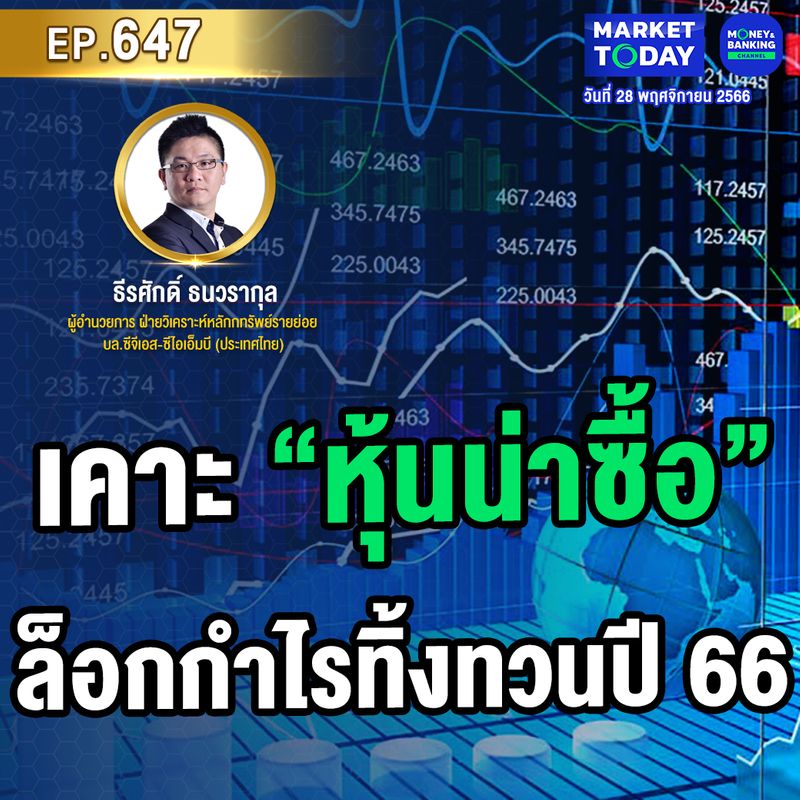 [Money and Banking Channel] Market Today EP.647 | เคาะ “หุ้นน่าซื้อ ...