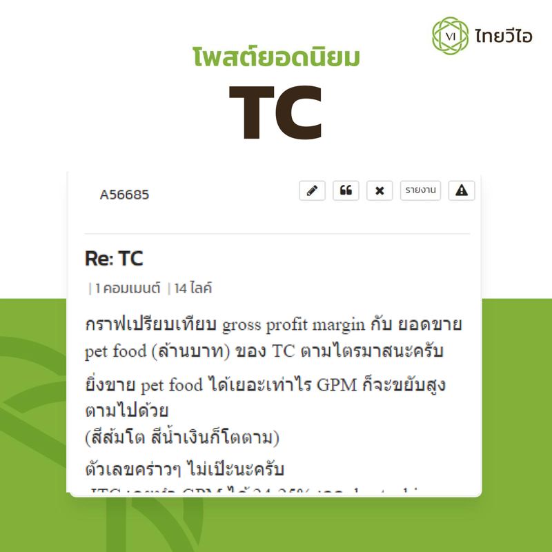 [Thai VI] ร้อยคนร้อยหุ้น หุ้น TC สมาคมนักลงทุนเน้นคุณค่า (ประเทศไทย