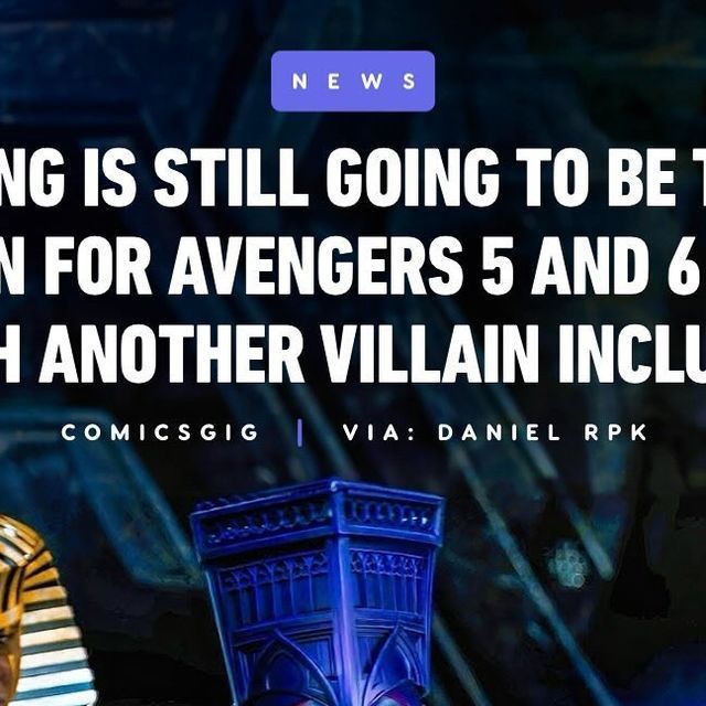 Comicsgig | Never Miss A News! on Instagram: “Despite Jonathan Majors’ firing, Kang remains the main villain in Avengers 5 and will appear in Secret Wars alongside another major villain. Which villain would you like to see join Kang in Avengers 5 and 6⁉️🍿”