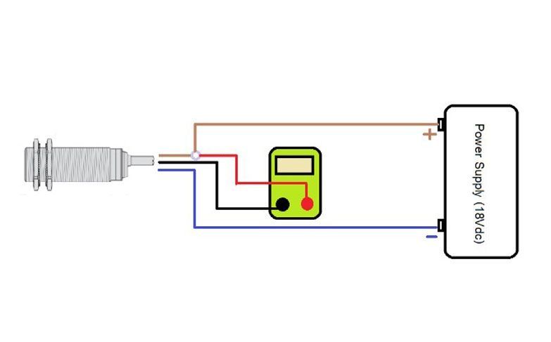 วิธีการตรวจสอบOutputของProximity Sensor